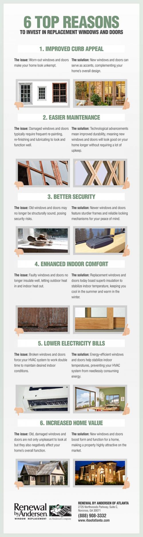 [INFOGRAPHIC] 6 Top Reasons To Invest In Replacement Windows And Doors