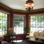 living room double hung windows