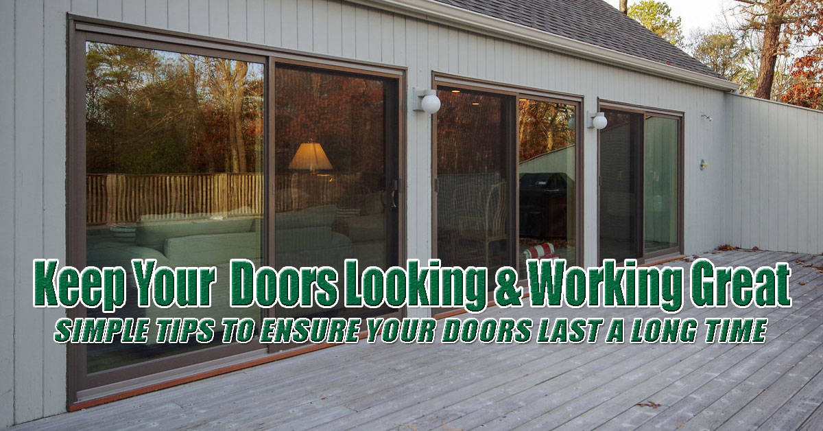 Sliding Glass Door Maintenance Tips