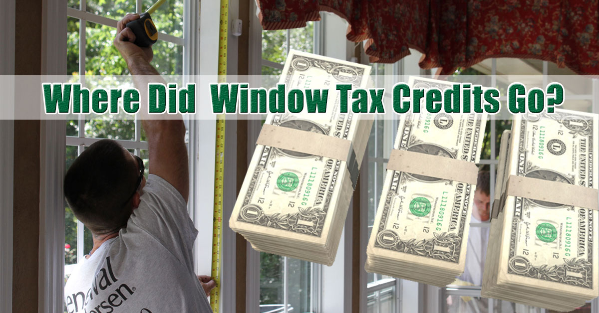 Where Did All the NJ & NY Replacement Window Tax Credits Go? Renewal